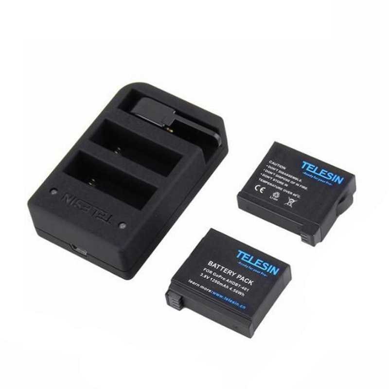 Multi Charger for GoPro Hero4 with 2 Batteries